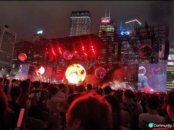 1. 五月天夜雨唱！☔️感動到痺！🎶