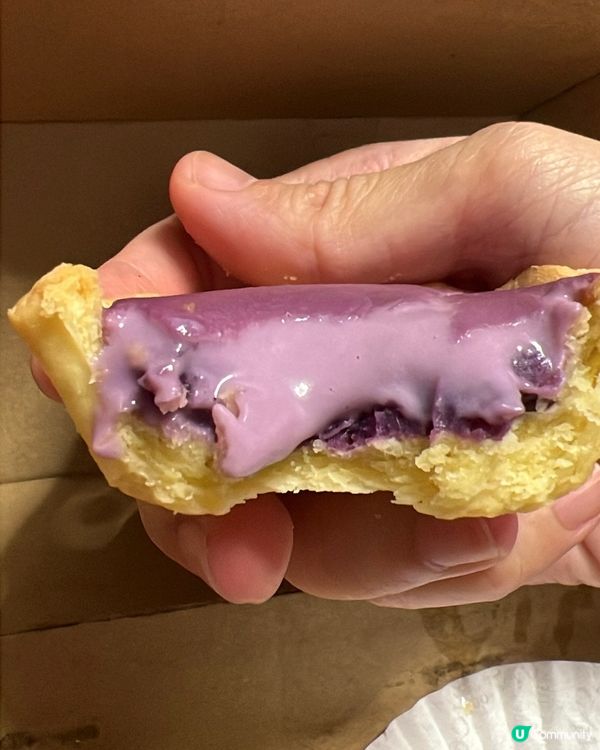 西九必食： 流心紫薯撻