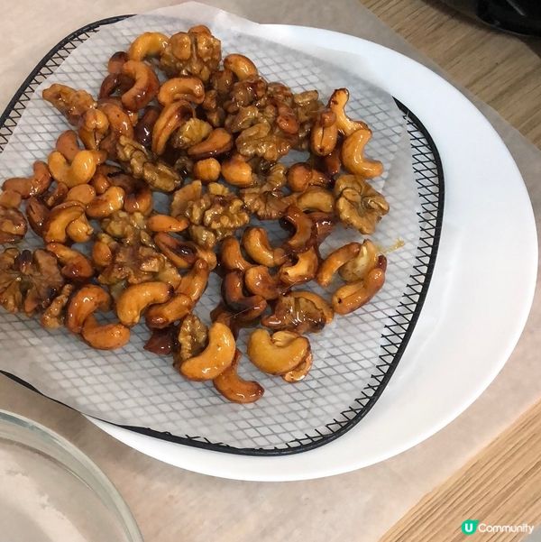 氣炸鍋焦糖腰果❤️