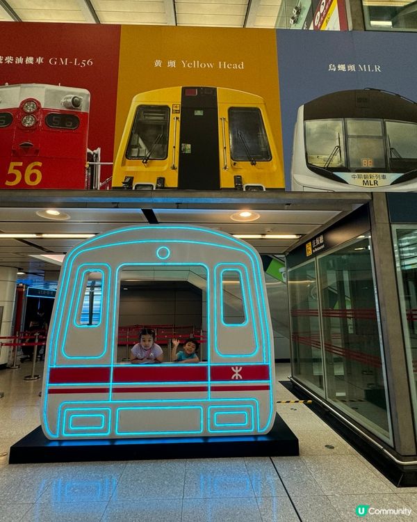 再見九廣鐵路🚃童年回憶殺！直通車月台「站見」鐵路展
