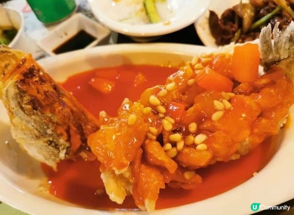 松子魚 考功夫 食手工既一道菜