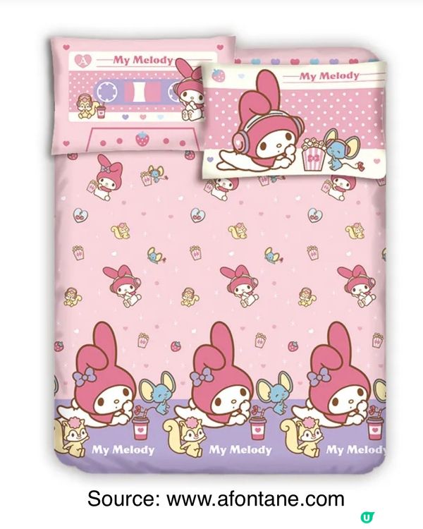 Sanrio床品套裝$239🍮布甸狗大口仔📸有圖#雅芳婷減價