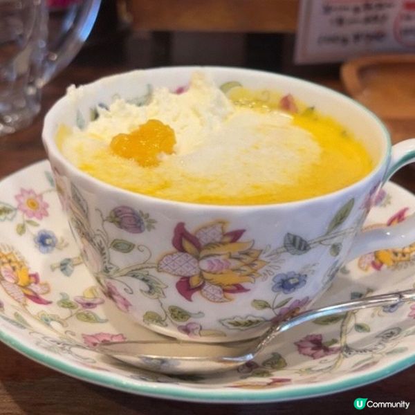 橙香鮮鮮奶咖啡