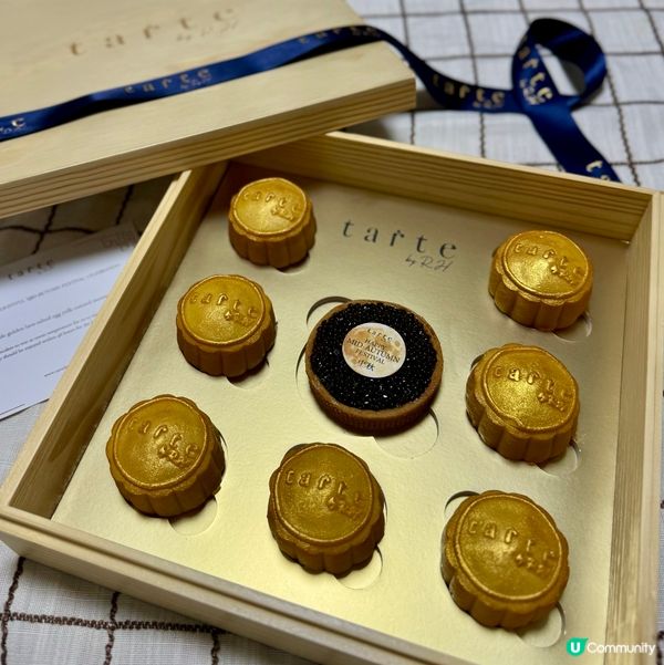 奢華中秋送禮之選😍魚子醬撻月餅禮盒