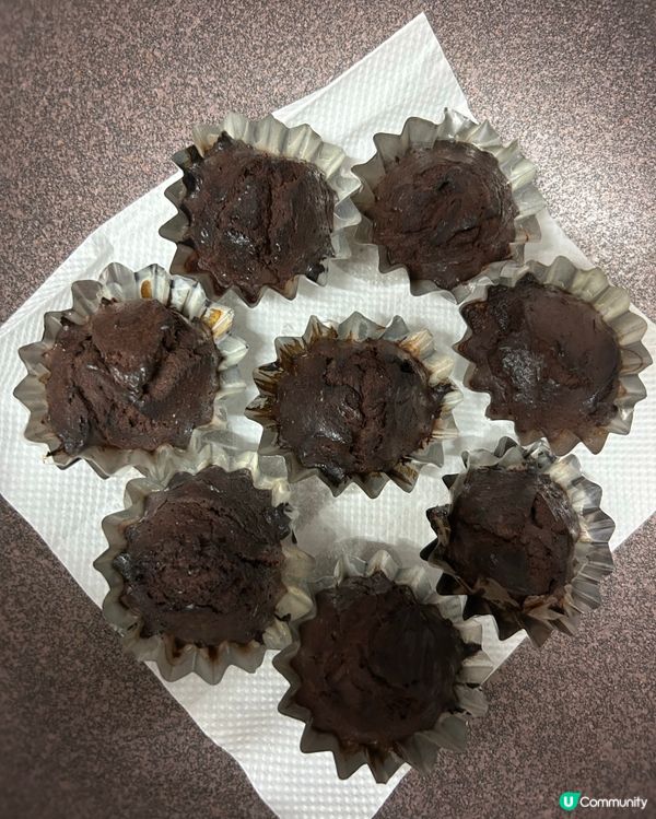 在家用氣炸鍋整甜品🎂，又OK喎👍🏻😋🤤