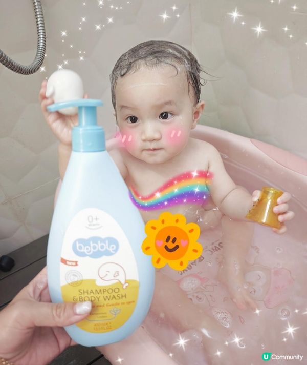 🛁Bebble#好物分享： 菩提洋甘菊二合一嬰兒洗髮沐浴露🧴