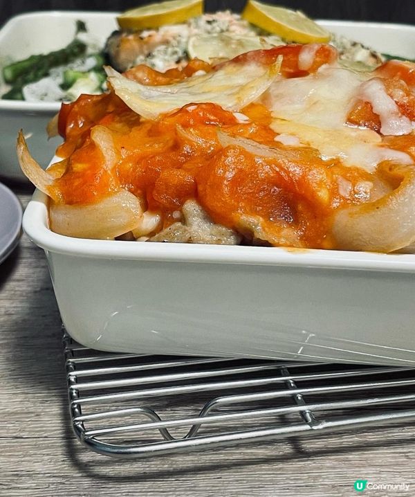 入得廚房出得廳堂點止得女人！？🤭@焗食史豬扒飯·雜菜檸檬焗三文魚