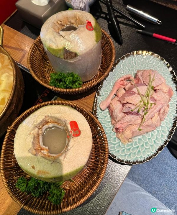 中國古典氣息餐廳🌸超足料椰子雞湯底