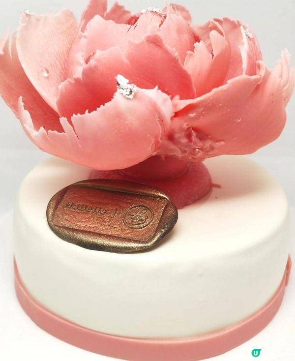 逼真牡丹花蛋糕👀Lemongrass Bakery粉紅牡丹花蛋糕