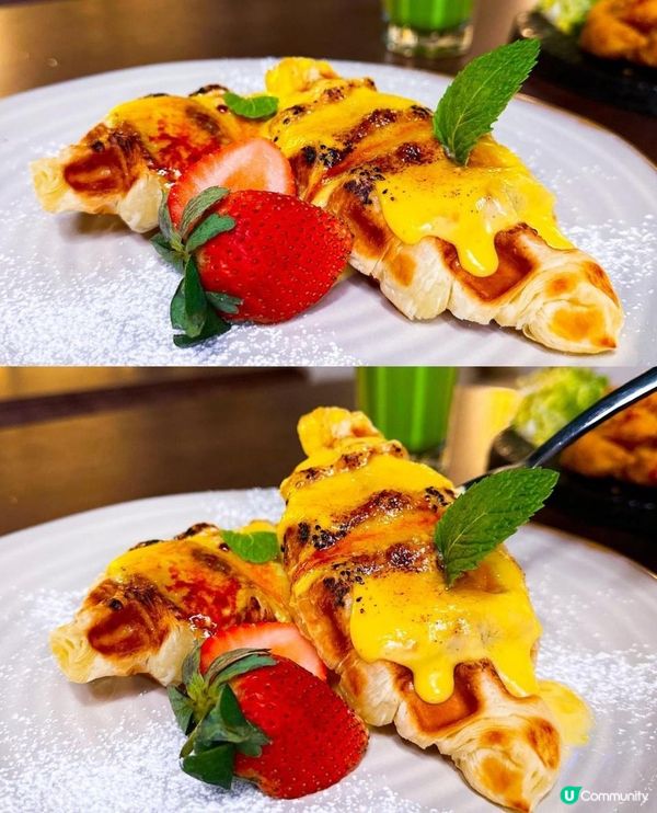 Four O Five Coffee & Eatery x 觀塘美食 | 爆漿波霸伯爵茶Tiramisu 空氣感吉士焦糖梳乎厘班戟 | 甜品/下午茶/推介/價錢/酒店級/dessert