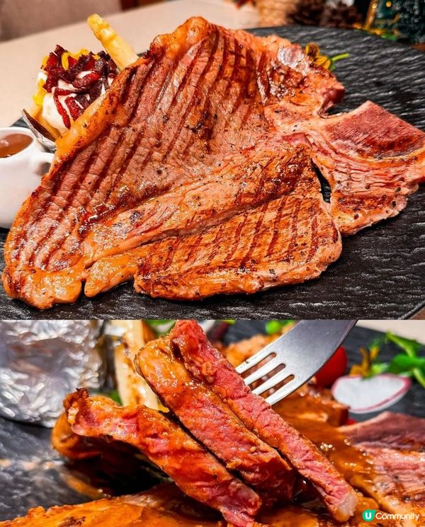 幸圓 x 鰂魚涌美食 | 真炭火燒T骨牛排 慢煮法國春雞聖誕大餐 | 聖誕節/晚餐/推介/餐廳/2023/情侶/日式/西餐/太古