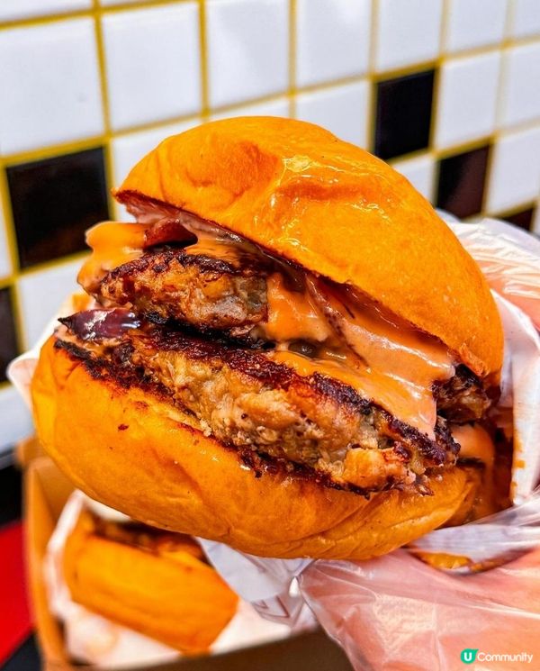 Winner Burger x 太子美食 | 大大個手打牛肉漢堡 黑松露厚身牛堡 | Burger/外賣/小食/下午茶/推薦/抵食/旺角/自取