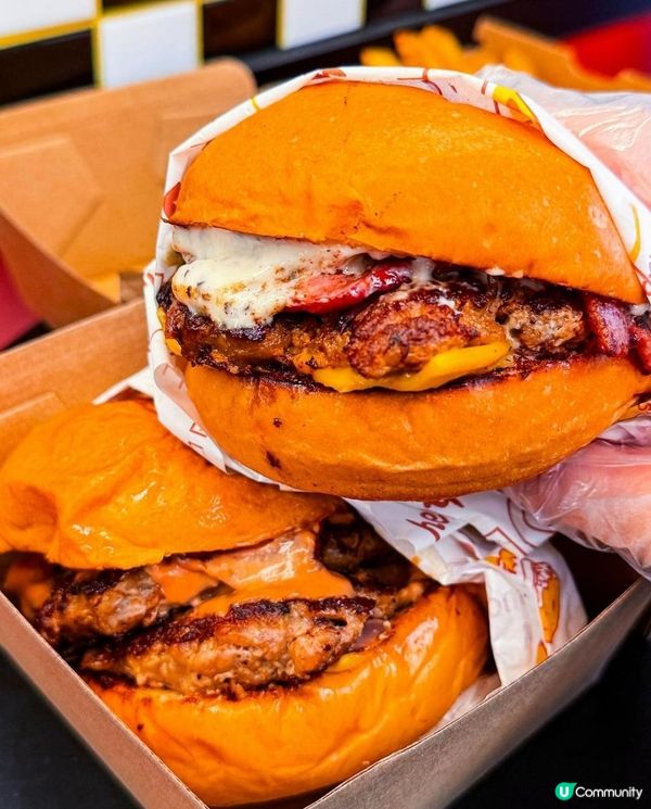 Winner Burger x 太子美食 | 大大個手打牛肉漢堡 黑松露厚身牛堡 | Burger/外賣/小食/下午茶/推薦/抵食/旺角/自取