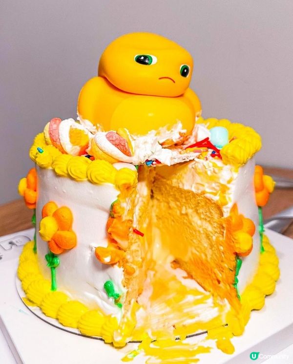 雲石小姐 x 尖沙咀美食 | 極治癒可愛奶龍爆漿流心蛋糕 邪惡海鹽芝士奶蓋 | 下午茶/生日蛋糕/預訂/IG Shop/推介/價錢