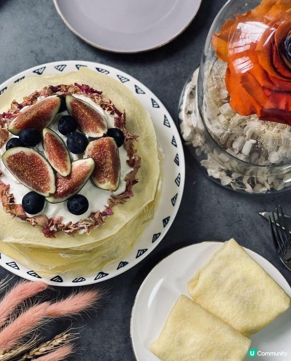 自家製@雜果千層蛋糕🍰