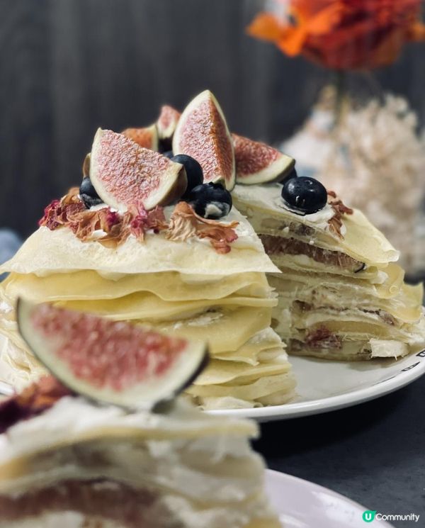 自家製@雜果千層蛋糕🍰