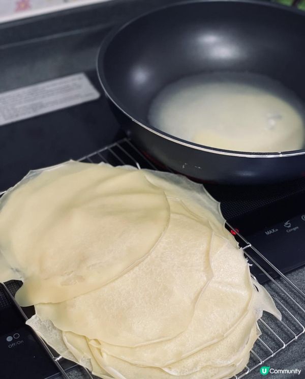 自家製@雜果千層蛋糕🍰