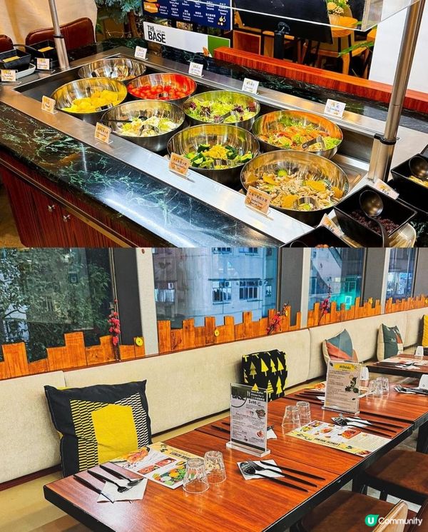 The BASE nature x 荃灣美食 | 抵食半自助晚餐 鵝肝嫩滑肉眼牛扒 | Cafe/西餐/fusion/價錢/semi-buffet/泰式