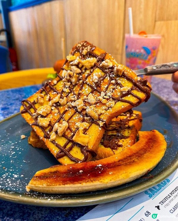 Flying Pig Bistro x 西環美食 | 必試蒜香松露避風塘蟹意粉 超Chill半露天座位 | burger/甜品/brunch/西營盤/全日早餐