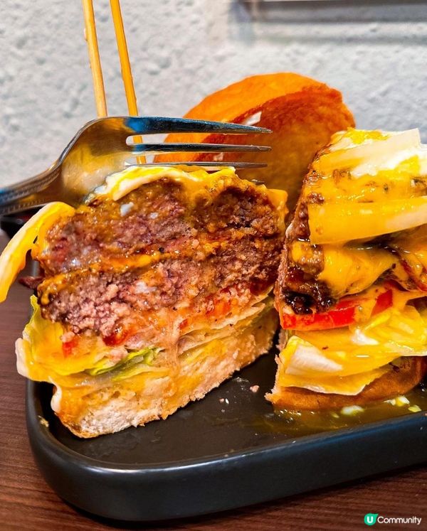 Burger Lab x 佐敦美食 | 霸氣抵食雙層極厚牛肉漢堡 邪惡爆漿芝士 | Burger/漢堡包/推介/美國菜/價錢/Menu