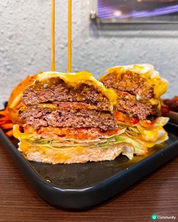 Burger Lab x 佐敦美食 | 霸氣抵食雙層極厚牛肉漢堡 邪惡爆漿芝士 | Burger/漢堡包/推介/美國菜/價錢/Menu