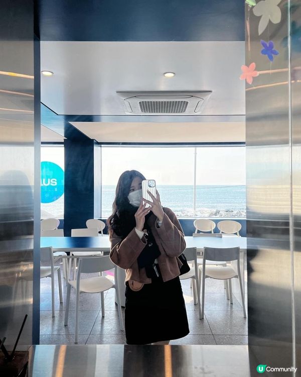 [嘉欣帶你遊韓國] 釜山青沙浦100%海景cafe