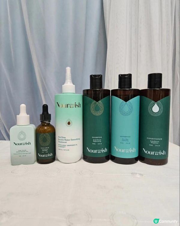 【轉天氣甩頭髮出油點算好❓🥹Nourwish重生護髮系列用後感💕】 