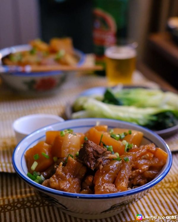 【思家廚房】柱侯蘿蔔炆牛腩撈麵🤤🤤