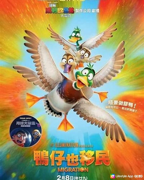 睇戲喇🎬鴨仔也移民🦆🦆🦆