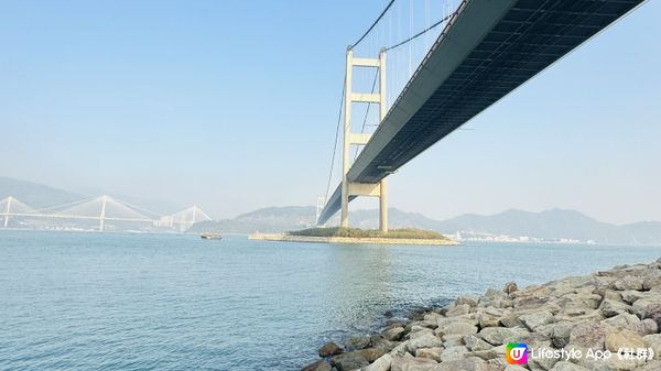 【馬灣行山】登上大嶺頭。飽覽青馬大橋、汲水門大橋和馬灣海峽一帶的景色。欣賞日落｜初級行山輕鬆路線兩小時內行完