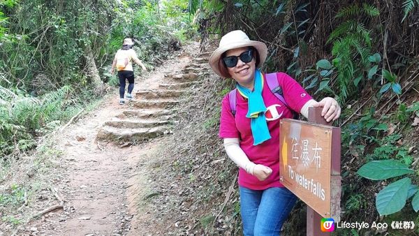 【大埔梧桐寨村至荃錦公路川龍村行山篇】梧桐寨瀑布(井底瀑/中瀑/彩虹瀑/主瀑/散髮瀑/玉女瀑)、大帽山、妙高台