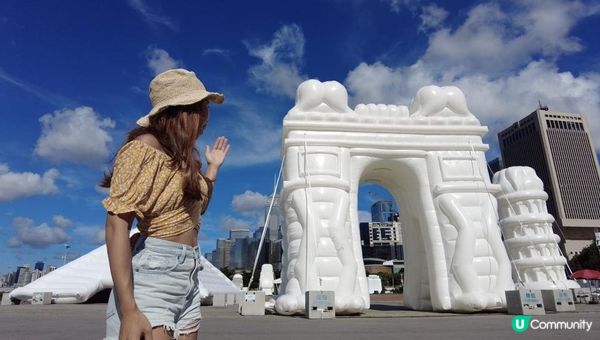 【中環打卡】最潮充氣奇蹟打卡點🤡值得去嗎？ 熱到暈我睇咗啲咩？👀試埋跳彈床👧🏻尋找童真又成功嗎？