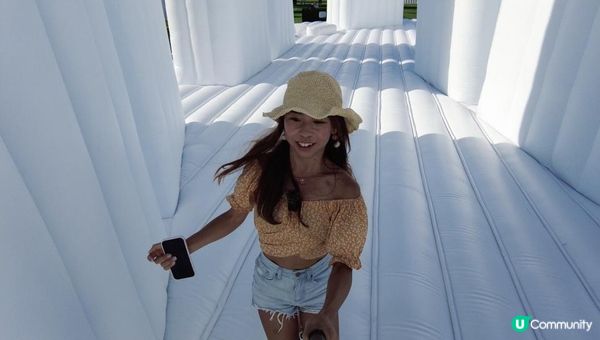 【中環打卡】最潮充氣奇蹟打卡點🤡值得去嗎？ 熱到暈我睇咗啲咩？👀試埋跳彈床👧🏻尋找童真又成功嗎？