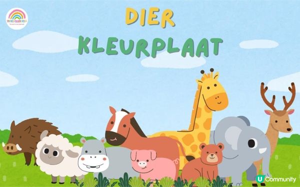 Kleurplaat van Dieren：学习观察和表现图案与形状