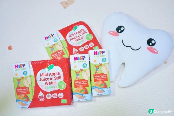媽媽安心之選｜HIPP有機活泉水蘋果汁｜100%有機蘋果汁+天然活泉水｜專為BB調配既first juice｜減低蛀牙&嗜甜