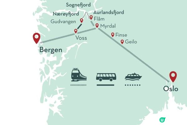 【挪威】 挪威奧斯陸到卑爾根 「挪威縮影」購票及行程攻略