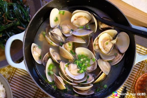 【思家廚房】清酒蒜片煮蜆👩🏻‍🍳食譜