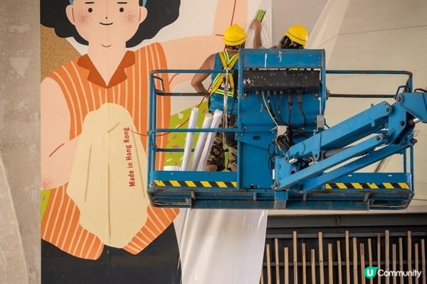 「Lift Up九龍東」觀塘海濱三十組橋墩巨型壁畫 採用3M™高質噴畫物料方案