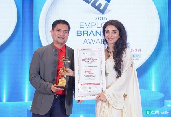 越捷航空榮獲3個國際人力資源獎項