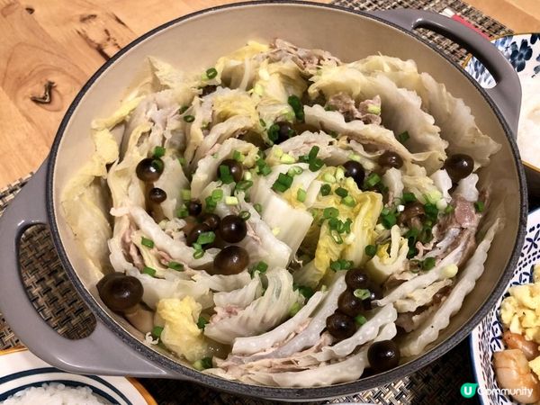 呢個日式千層白菜豬肉鍋曾經有一排好紅好多人整，不過之前我就無...