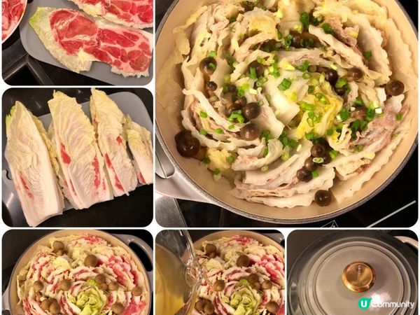 呢個日式千層白菜豬肉鍋曾經有一排好紅好多人整，不過之前我就無...