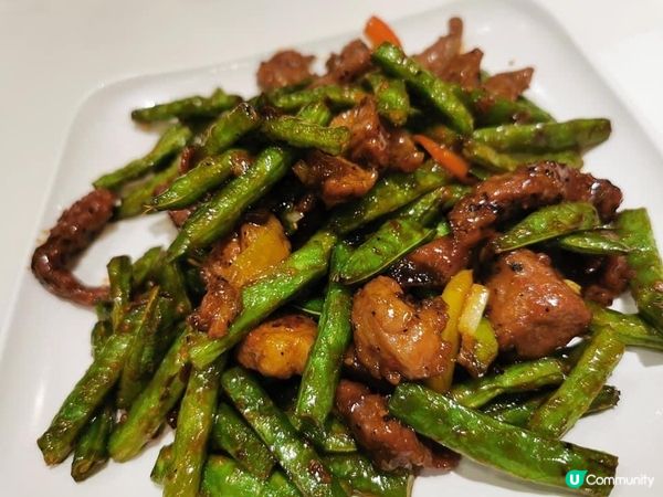 四季豆炒肉粒