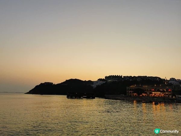 香港旅遊名勝赤柱：夜景實在美麗，燈光美好～