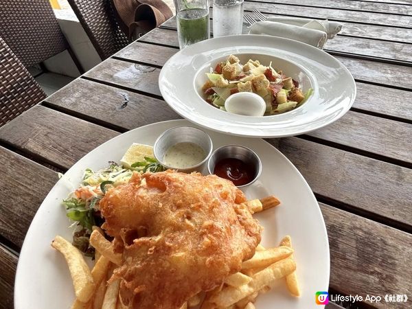 大嶼山南部自駕遊🚙 沙灘餐廳、蟹粥蠔餅、棚屋甜品😋 水塘打卡、水鄉吊橋、粉紅長廊📸 