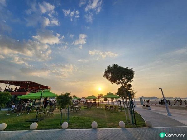 卡塔爾特集：球迷村五臟俱全 Abboud沙灘睇日落