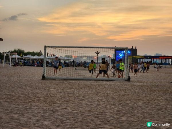 卡塔爾特集：球迷村五臟俱全 Abboud沙灘睇日落