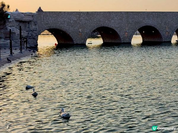 卡塔爾特集：Aspire Park湖畔漫步 木屋餐廳歎靚景