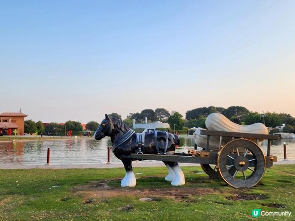 卡塔爾特集：Aspire Park湖畔漫步 木屋餐廳歎靚景