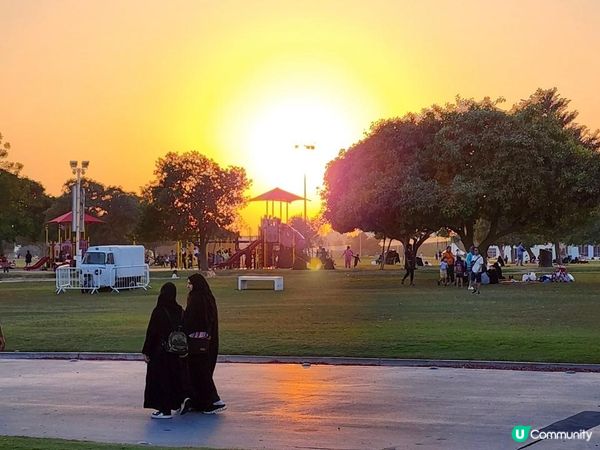 卡塔爾特集：Aspire Park湖畔漫步 木屋餐廳歎靚景