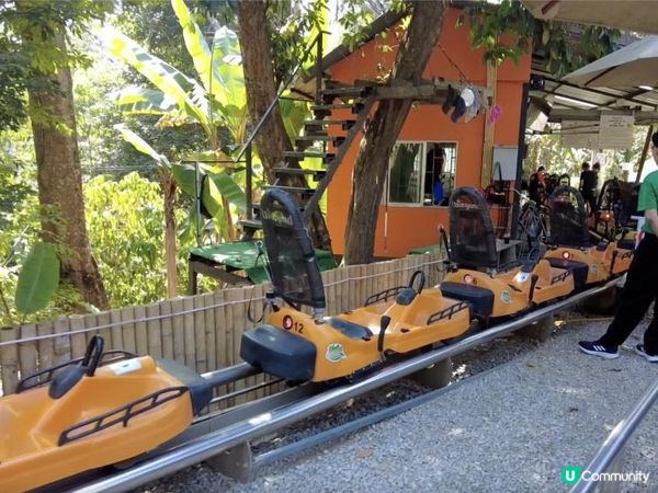【湄林蒙占山1】飛車越叢林 雙輪走鋼索 網床Cafe觀瀑布